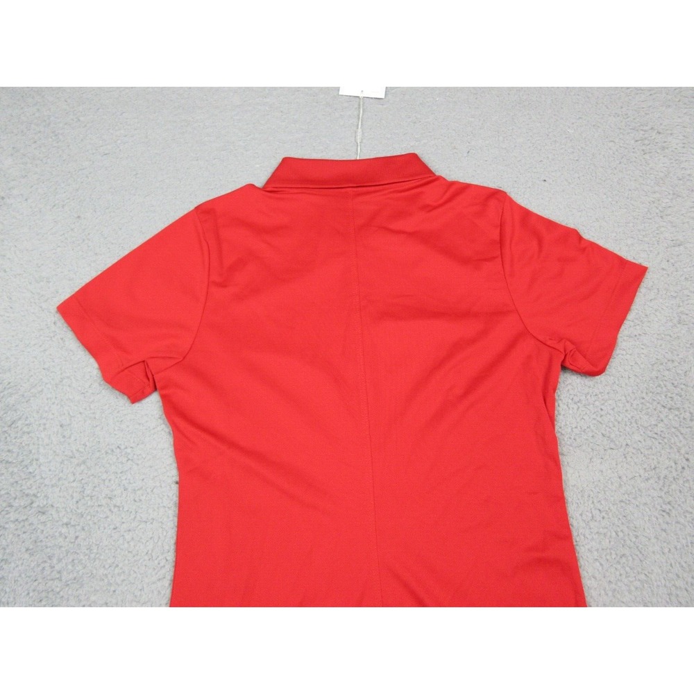 Nike Golf Dri-FIT Polo Shirt Womens Small Red Short Sleeve Ballen Isles Golf Top - Picture 11 of 11